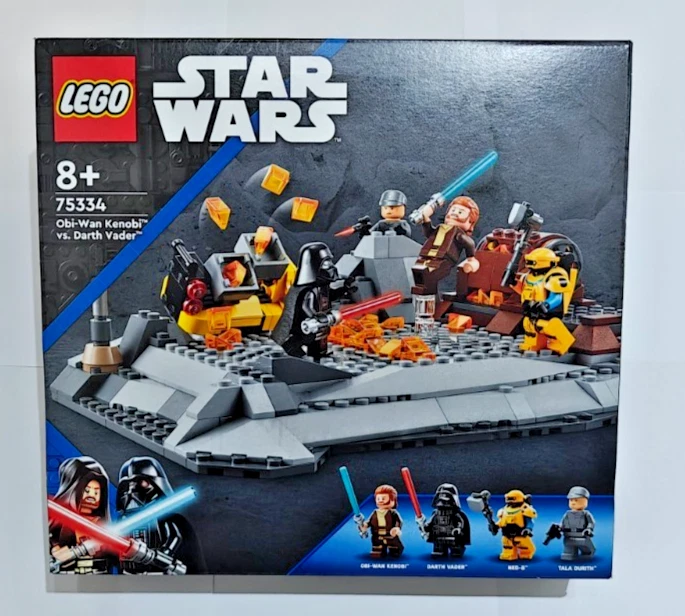 LEGO 75334 Star Wars Obi-Wan Kenobi vs. Darth Vader - New, Sealed Set - Image 1 of 1