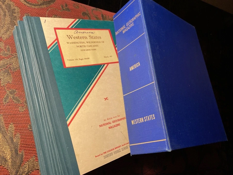 National Geographic America “WESTERN STATES” 16 Book Collection Ex-Library - Image 1 of 4