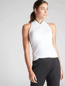 Polo sin mangas Athleta Momentum - blanco - talla XS - NUEVO SIN ETIQUETAS. ¡Envío gratis! - Imagen 1 de 3