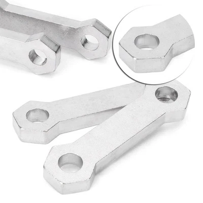 2Pcs 30mm Silver Iron Lowering Link Kit For Yamaha MT-09/FZ-09 2014-2020 USstock - Image 1 of 4