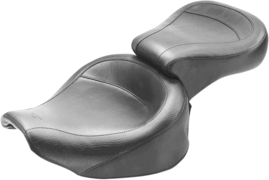 Mustang - 75736 - Asiento ancho de vinilo estilo vintage 2-up para Harley-Davidson Super G Foto 1 de 1