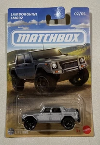 Scatola fiammiferi nuova 2025 serie europea Lamborghini LM002 argento - Foto 1 di 2