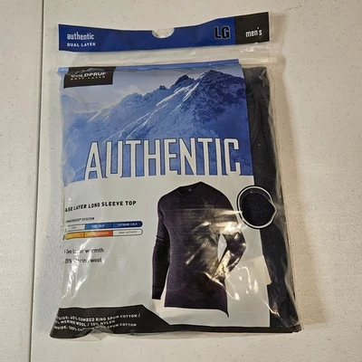 Men's Large Coldpruf Base Layer Top Long Sleeved Authentic Brand New