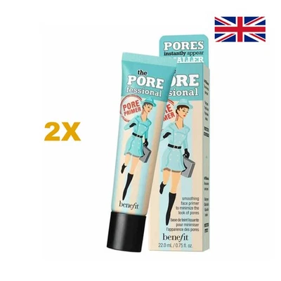 2X 22ml BENEFIT The Porefessional Face Primer Beauty Face