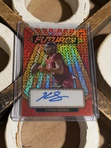 KYRON DRONES 2024 Leaf Vivid Futures Red π₯ AUTO / 8 COLORI ABBINATI π VT HOKIES RC - Foto 1 di 2
