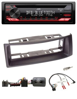 JVC CD DAB USB Bluetooth Lenkrad Autoradio für Renault Megane 1996-2000 Scenic s - Bild 1 von 4