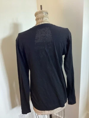 Camisa Lululemon Metal Vent Tech Manga Larga Hombre Mediana Negra Malla Espalda Ven Foto 1 de 4