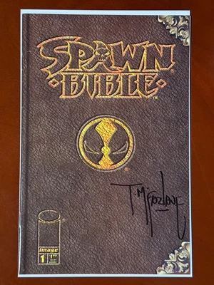 Biblia Spawn primera impresión 1996 firmada por Todd McFarlane Foto 1 de 4