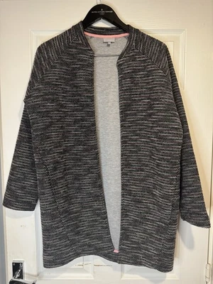 Oliver Bonas Textured Knit Open-Front Coatigan – Size 8 - Image 1 of 4