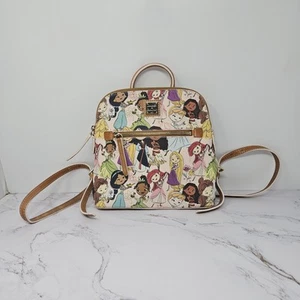 Disney Parks Dooney & Bourke Multi Princess Mini Backpack Purse Bag - Picture 1 of 9