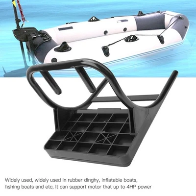 Inflatable Boat Motor Mount Racket Set Fishing Kayak Outboard Motor Install - image 1 of 4