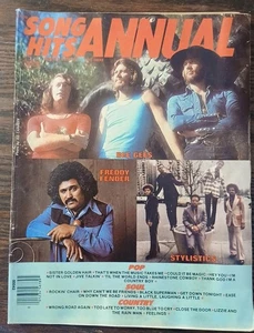 Song Hits Magazine Winter 1975/76 - cover Bee Gees, Freddy Fender, Stylistics - Picture 1 of 10