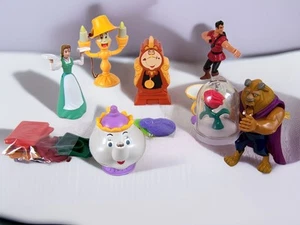 Disney McDonald's Complete Beauty and The Beast Figurines New Still In Package - Picture 1 of 6