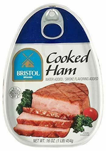 Bristol Smoke Flavor Cooked Ham, Can 16oz