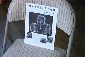 New brochure for Hasselblad Zeiss Planar CB 80mm T*+160mm+Distagon 60mm lens - Picture 1 of 1