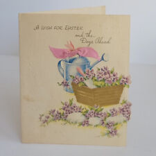 Vintage Easter 1930s Greetings Card