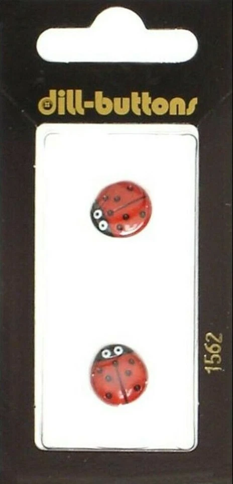 Dill Buttons ~ (1562) - 7/16" - 2 ct - Image 1 of 1