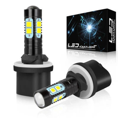2x 880 LED Fog Light Bulbs For Chevy Trailblazer 2002 2007 2008 2009 Super White - Image 1 of 4