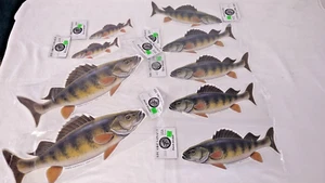 Wiley Miller Perch Stickers Artwork 9 Pieces 2-16" 5- 11 1/2" 2- 6 1/2" - Picture 1 of 10