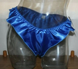 Sexy Bragas para Mujer con Volantes Azul Real Talla Pequeño Imperio Intimos Poliéster NUEVAS - Imagen 1 de 4