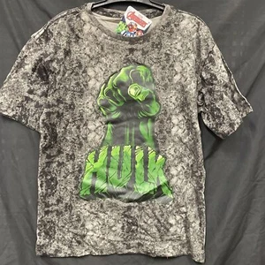 Hulk Black /Gray Kids Tshirt Size 11-12 - Picture 1 of 3
