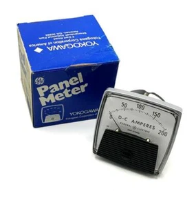 General Electric JM-1 D-C Ampere Panel Meter Range 0-200 DC - Bild 1 von 2