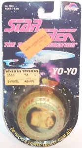 Vtg Star Trek Next Generation COMMANDER RIKER YO-YO Brand New Spectra Star 1993 - Picture 1 of 2