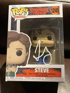 Joe Keery Signed Autograph Funko Pop! SWAU COA - Stranger Things - Steve #1245 - Picture 1 of 6