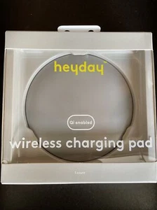 heyday Qi Enabled Wireless High Speed Charging Pad 5W - Grau - Bild 1 von 3