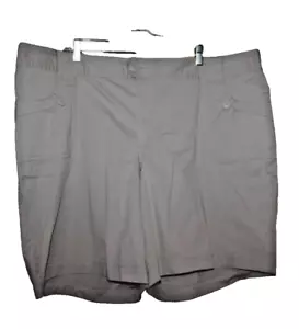 Just My Size JMS Shorts Women's Plus Khaki Brown - 26W NWT - Picture 1 of 2