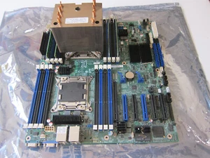 Intel P4000 S2600CP Server MOTHERBOARD (1) e5-2620 CPU & 8GB RAM - Picture 1 of 8