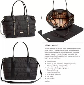 burberry diaper bag canada