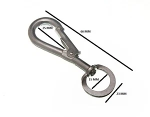 Clip Carabina Gancho Rápido para Girar 5mm 3/16 BZP Paquete Talla 12 - Imagen 1 de 1