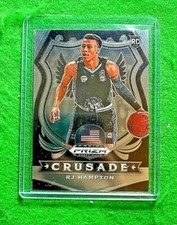 RJ HAMPTON PRIZM CRUSADE ROOKIE CARD JERSEY #10 USA RC NUGGETS SP 2020 PRIZM RC 