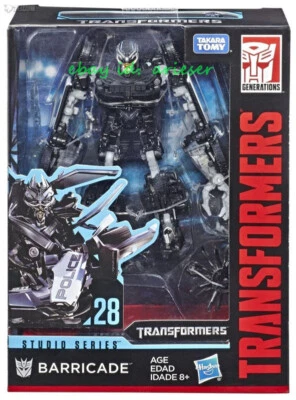 Takara Tomy Ss-28 Barricade Transform Deluxe Class Action Figure In Stock New - Image 1 of 4