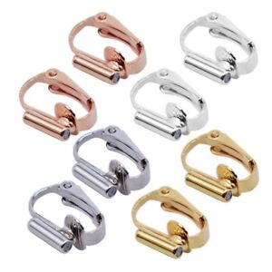 Gold Silver Clip-on Earring Clip Converter for Non-Pierced Ears Jewellery Making