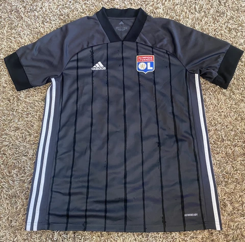 ADIDAS Olympique Lyonnais 2020/2021 Away  Jersey Mens Large - World Cup $90 Cover