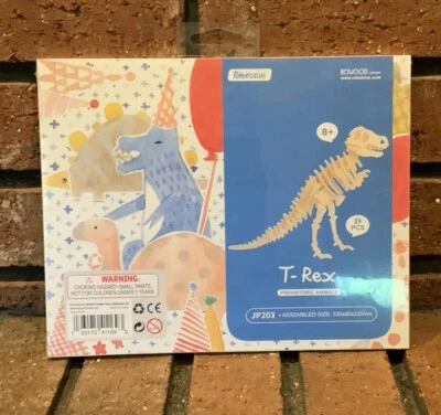 ROBOTIME 3D Wooden Puzzle Triceratops 23 pcs model JP230 - Image 1 of 2