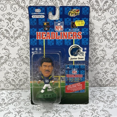 NFL Headliners Corinthians Junior Seau San Diego Chargers Figurine 1996 Cover