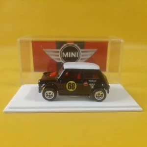 (WANGSTAR) Hot Wheels MORRIS MINI Custom CHROME BLACK Real Riders LIMITED +case - Picture 1 of 12