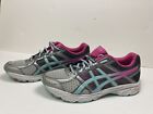 Asics Gel-Contend 4 Women's Size 6 Running Training Shoes Gray Pink Blue C707N