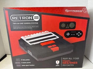 Hyperkin RetroN 2 Twin Konsole für SNES & NES Spiele NEU SEALED 2017 - Bild 1 von 8