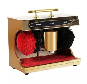 Office Hotel School Shoe Polishing Machine Leather Shoes Polisher  + FREE Cream - Picture 1 of 5