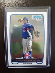 2012 Bowman Baseball - JEIMER CANDELARIO, 1st Bowman CHROME ROOKIE #BCP20, Cubs! - Picture 1 of 2