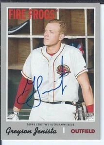 Greyson Jenista 2019 Topps Heritage Minors Auto - Picture 1 of 1