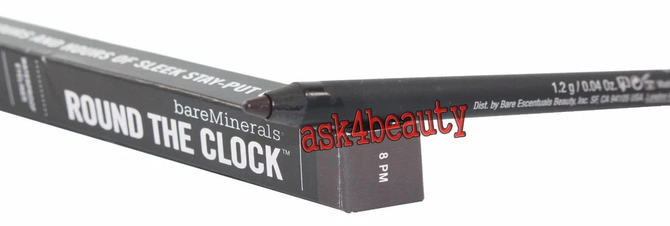 Bare Minerals Round The Clock Waterproof Eye Liner 8PM New In Box - Image 1 of 1