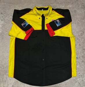 Vintage Team Suzuki Racing Herren XL Mechaniker Hemd gelb schwarz bestickt - Bild 1 von 5