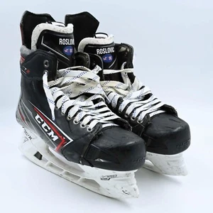 Patines de hockey sobre hielo Jack Roslovic CCM Jetspeed FT2 Pro Stock talla 9,25 CBJ - Imagen 1 de 11