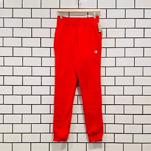 CHAMPION LOGO REVERSE WEAVE JOGGER PANT RED - Picture 1 of 4