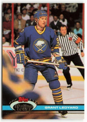 1991-92 Grant Ledyard Topps Stadium Club - Buffalo Sabres - Image 1 of 2